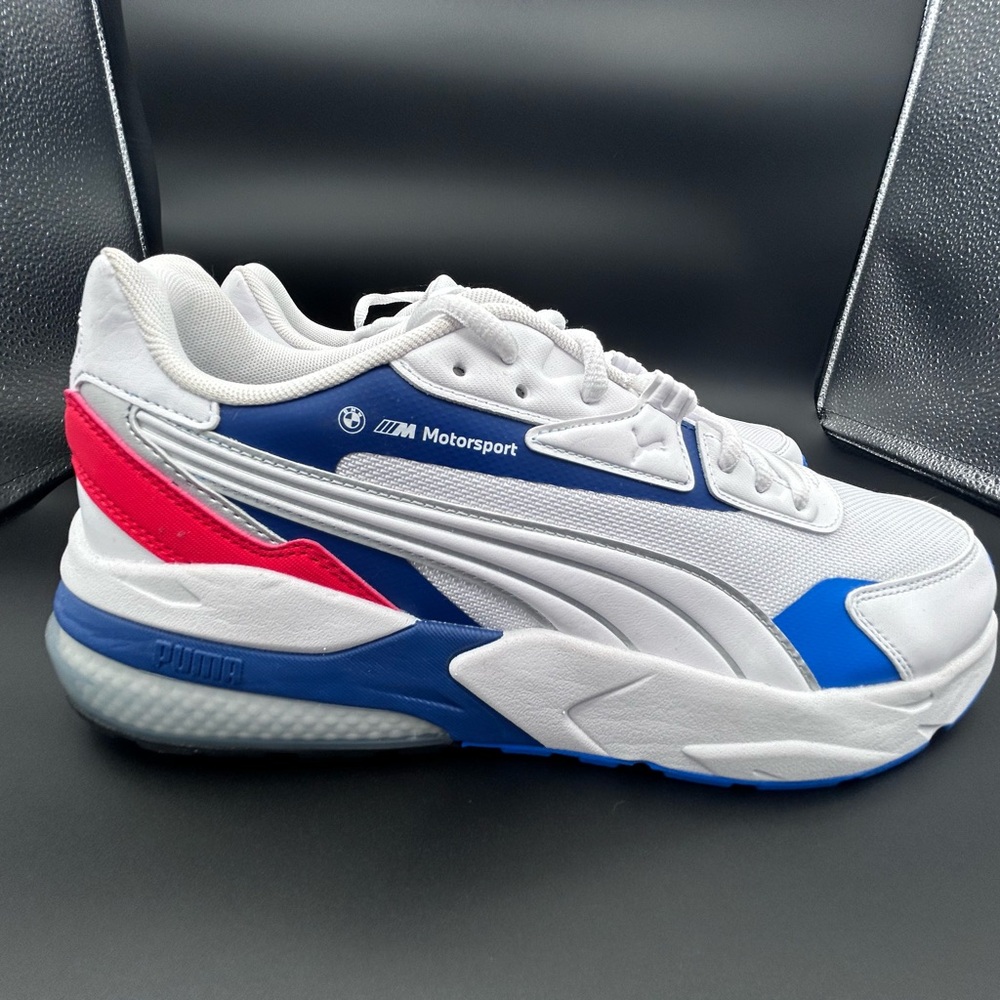 NWOT PUMA x BMW Motorsports Sneakers Red/White/Blue
Men's US 12 - Picture 2 of 9